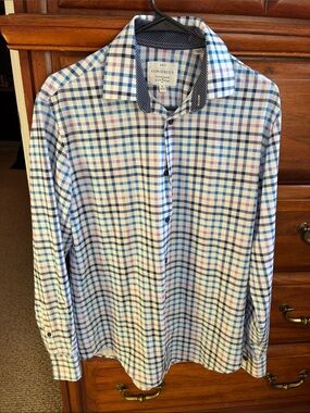 Construct Men’s Cooling Comfort 4-Way Stretch -Slim Fit - Button Up LS Shirt
